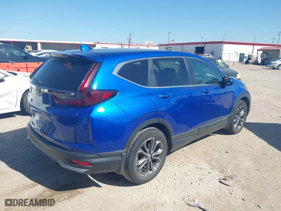 2022 Honda CR-V EX-L with VIN 7FARW1H84NE011442, listed as a IAAI auction lot 41774434 with 58,387 mi miles. Bid and sale history available at carsss.com. Image 4.