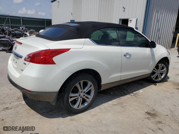 2011 Nissan Murano CrossCabriolet with VIN JN8AZ1FY2BW002219, listed as a Copart auction lot 67574564 with NaN miles and Salvage Title. Bid and sale history available at carsss.com. Image 3.