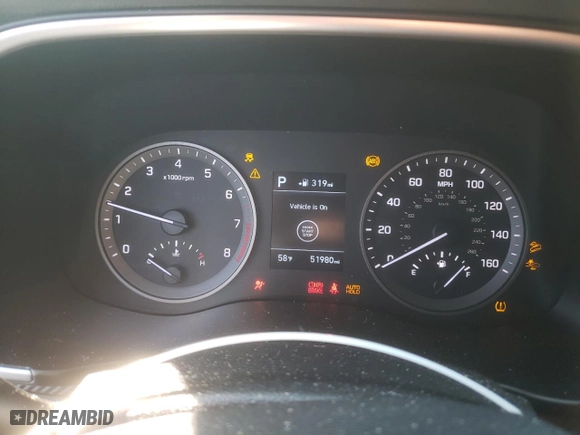 2020 Hyundai Tucson Value with VIN KM8J3CA45LU101025, listed as a Copart auction lot 46810885 with 51,980 mi miles and Salvage Title. Bid and sale history available at carsss.com. Image 9.