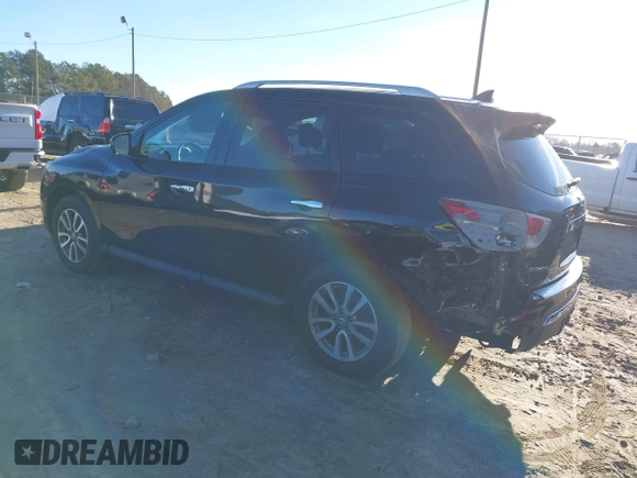 2016 Nissan Pathfinder S with VIN 5N1AR2MN4GC664558, listed as a IAAI auction lot 41310709 with 120,121 mi miles and . Bid and sale history available at DreamBid. Image 3.