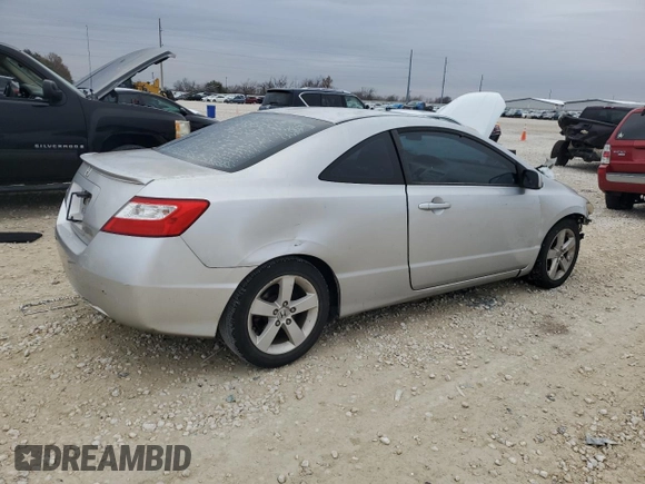 2006 Honda Civic Cpe EX with VIN 2HGFG12876H573563, listed as a Copart auction lot 52778995 with 200,383 mi miles and Clean Title. Bid and sale history available at carsss.com. Image 3.