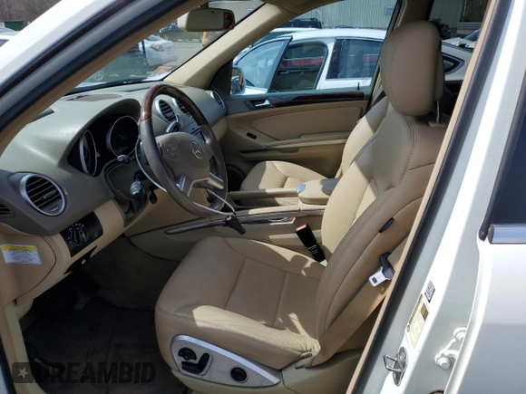 2010 Mercedes-Benz M 350 with VIN 4JGBB2FB0AA586441, listed as a Copart auction lot 49025215 with 144,977 mi miles and Salvage Title. Bid and sale history available at DreamBid. Image 7.