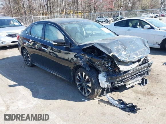 2019 Nissan Sentra SR with VIN 3N1AB7AP4KY443055, listed as a IAAI auction lot 41769268 with 61,990 mi miles and . Bid and sale history available at DreamBid. Image 1.