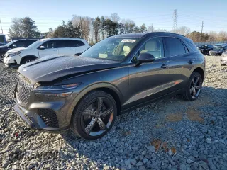 2024 Genesis GV70 3.5T Sport with VIN 5NMMCDTC0RH004410, listed as a Copart auction lot 89239005 with 10,096 mi miles and Salvage Title. Bid and sale history available at carsss.com. Image 1.