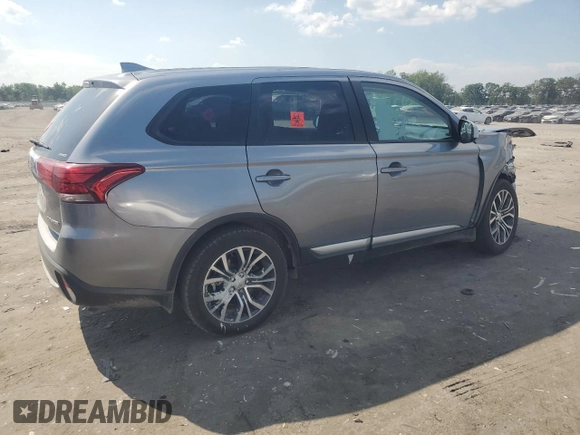 2018 Mitsubishi Outlander ES with VIN JA4AZ3A32JZ024831, listed as a Copart auction lot 62369645 with 91,599 mi miles and Salvage title. Bid and sale history available at DreamBid. Image 3.