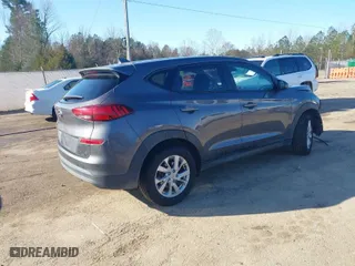 2021 Hyundai Tucson SE with VIN KM8J23A49MU337701, listed as a IAAI auction lot 41653092 with 95,294 mi miles. Bid and sale history available at carsss.com. Image 4.