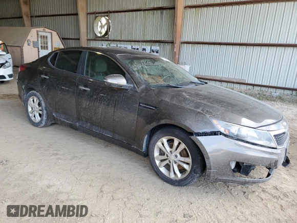 2013 Kia Optima EX with VIN 5XXGN4A72DG150683, listed as a Copart auction lot 70541174 with 95,093 mi miles and Salvage Title. Bid and sale history available at carsss.com. Image 4.