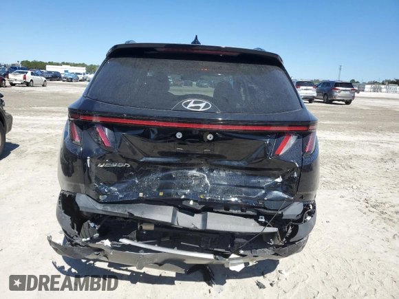 2022 Hyundai Tucson Limited with VIN 5NMJE3AEXNH143921, listed as a Copart auction lot 47481165 with 27,347 mi miles and Non Repairable. Bid and sale history available at carsss.com. Image 6.