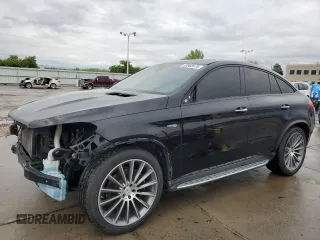 2017 Mercedes-Benz GLE 43 AMG with VIN 4JGED6EB2HA081608, listed as a Copart auction lot 55968675 with 80,218 mi miles and Salvage title. Bid and sale history available at DreamBid. Image 1.