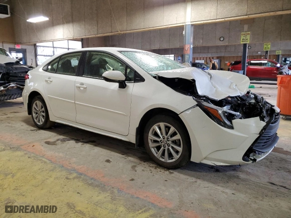 2024 Toyota Corolla Hybrid LE with VIN JTDBCMFE1R3051402, listed as a Copart auction lot 44884925 with 46,752 mi miles and Salvage Title. Bid and sale history available at carsss.com. Image 4.