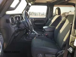 2018 Jeep Wrangler Sport S with VIN 1C4GJXAG4JW161238, listed as a Copart auction lot 42448695 with 87,003 mi miles and Salvage title. Bid and sale history available at DreamBid. Image 7.