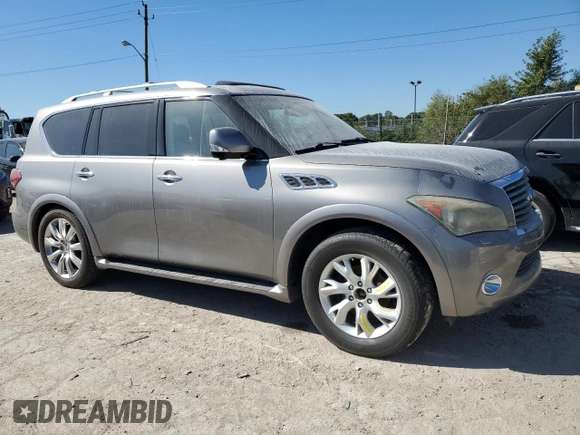 2013 Infiniti QX56 with VIN JN8AZ2NC4D9350276, listed as a Copart auction lot 74118854 with 219,229 mi miles and Clean Title. Bid and sale history available at carsss.com. Image 4.