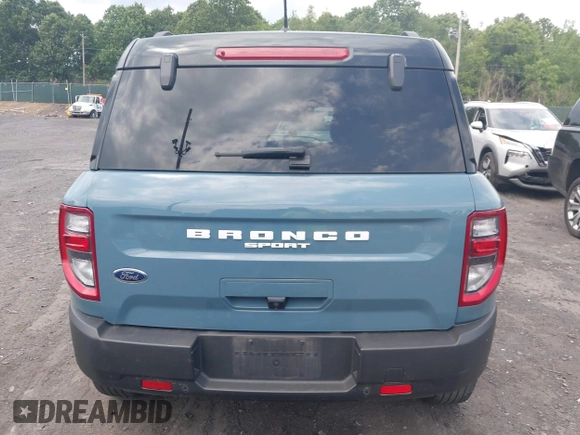 2021 Ford Bronco Sport Outer Banks with VIN 3FMCR9C68MRB15681, listed as a IAAI auction lot 42639690 with 17,061 mi miles and . Bid and sale history available at DreamBid. Image 16.