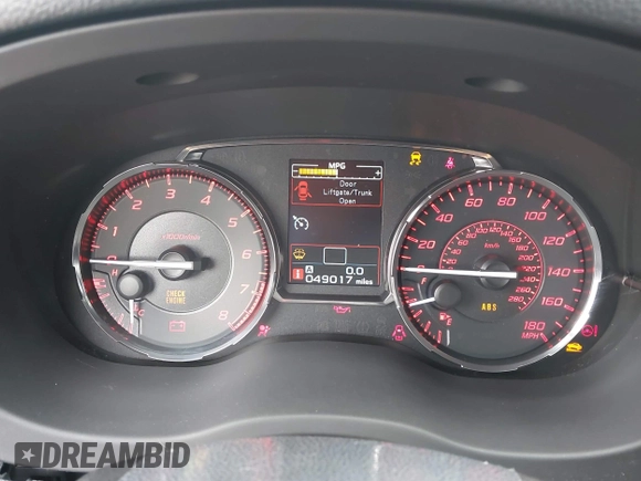 2015 Subaru WRX с VIN JF1VA1A66F9837485, выставлен на аукционе IAAI как лот 42196572 с пробегом 49 017 миль миль и . История ставок и продаж доступна на DreamBid. Изображение 7.