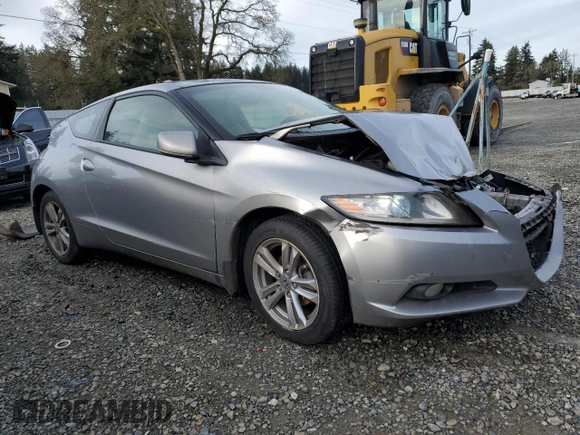 2012 Honda CR-Z EX with VIN JHMZF1D6XCS003439, listed as a Copart auction lot 86429124 with Not Provided miles and Salvage Title. Bid and sale history available at carsss.com. Image 4.