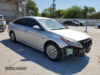 2016 Hyundai Sonata Hybrid SE with VIN KMHE24L19GA013230, listed as a Copart auction lot 61847783 with 98,244 mi miles. Bid and sale history available at carsss.com. Image 4.