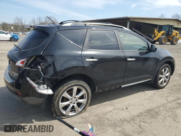 2013 Nissan Murano SV with VIN JN8AZ1MW6DW310398, listed as a Copart auction lot 53489815 with 55,432 mi miles and Salvage Title. Bid and sale history available at carsss.com. Image 3.