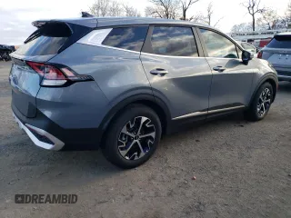 2025 Kia Sportage EX with VIN 5XYK33DF0SG256393, listed as a Copart auction lot 83402764 with 0 mi miles and Salvage Title. Bid and sale history available at carsss.com. Image 3.