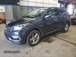 2018 Hyundai Santa Fe 2.4L with VIN 5XYZUDLB0JG522302, listed as a Copart auction lot 61243305 with 133,423 mi miles and Salvage title. Bid and sale history available at DreamBid. Image 1.