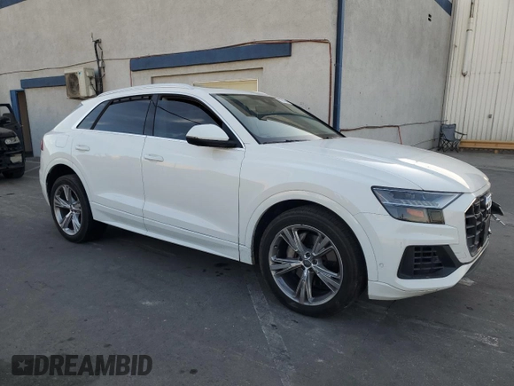 2019 Audi Q8 Prestige with VIN WA1CVAF16KD018075, listed as a Copart auction lot 83216264 with 119,143 mi miles and Salvage title. Bid and sale history available at DreamBid. Image 4.