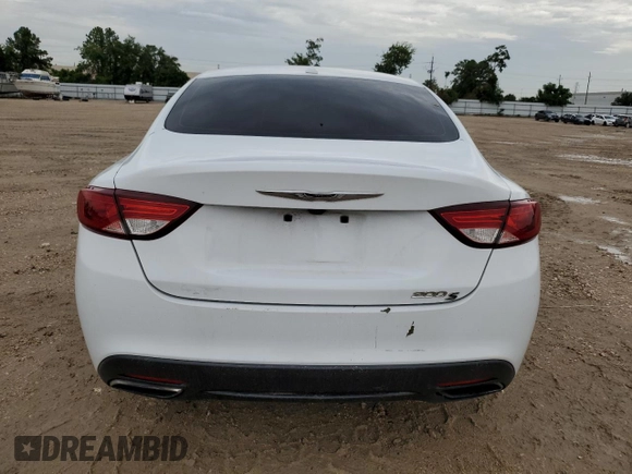 2015 Chrysler 200 S with VIN 1C3CCCBB4FN750991, listed as a Copart auction lot 63221664 with 143,713 mi miles and Clean Title. Bid and sale history available at carsss.com. Image 6.