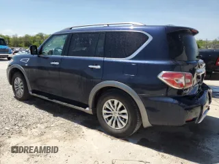 2018 Nissan Armada SL with VIN JN8AY2NC0J9553194, listed as a Copart auction lot 54011255 with 108,115 mi miles and Salvage Title. Bid and sale history available at DreamBid. Image 2.
