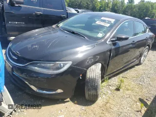 2015 Chrysler 200 Limited z VIN 1C3CCCAB7FN605784, wystawiony jako Copart lot #56631965 z przebiegiem 88 425 mil mil oraz Szkoda całkowita • Salvage title. Historia ofert i sprzedaży dostępna na DreamBid. Obrazek 1.