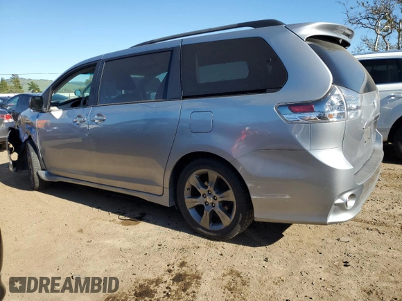 2011 Toyota Sienna SE with VIN 5TDXK3DC8BS112415, listed as a Copart auction lot 50394135 with 150,817 mi miles and Salvage Title. Bid and sale history available at carsss.com. Image 2.