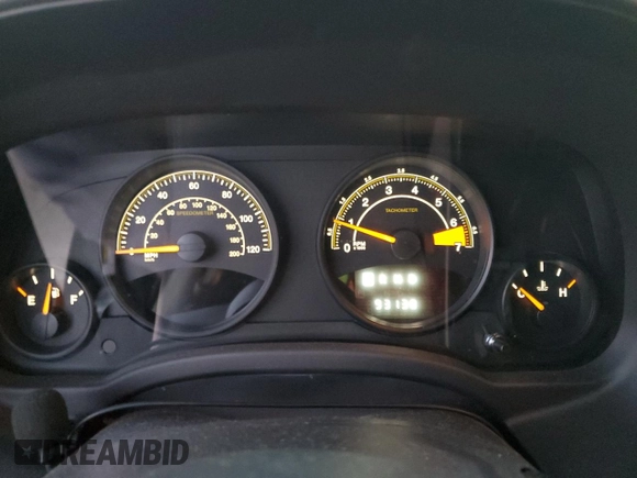 2016 Jeep Compass Sport with VIN 1C4NJCBB3GD574632, listed as a Copart auction lot 88016225 with 93,138 mi miles and Salvage title. Bid and sale history available at DreamBid. Image 9.