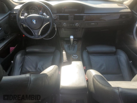 2009 BMW 3 Series 335i with VIN WBAPM73519E191296, listed as a Copart auction lot 76660204 with 145,894 mi miles and Salvage title. Bid and sale history available at DreamBid. Image 8.