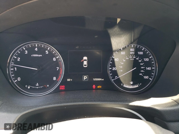 2015 Hyundai Genesis 5.0L with VIN KMHGN4JF3FU029533, listed as a Copart auction lot 49441804 with 125,984 mi miles. Bid and sale history available at carsss.com. Image 9.