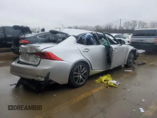 2019 Lexus IS with VIN JTHBA1D26K5097345, listed as a Copart auction lot 89060875 with 0 mi miles and Non Repairable. Bid and sale history available at carsss.com. Image 3.