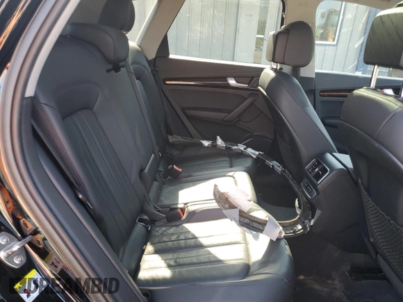 2018 Audi Q5 Premium with VIN WA1ANAFY1J2014241, listed as a Copart auction lot 62495955 with 85,503 mi miles and Salvage title. Bid and sale history available at DreamBid. Image 10.