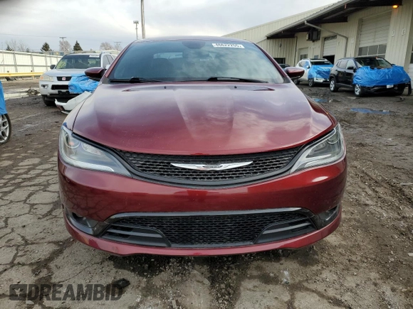 2016 Chrysler 200 S with VIN 1C3CCCBB8GN184965, listed as a Copart auction lot 46622255 with 39,643 mi miles and Salvage Title. Bid and sale history available at carsss.com. Image 5.