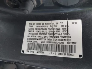 2014 Honda CR-V LX with VIN 3CZRM3H32EG715290, listed as a IAAI auction lot 42178372 with 90,934 mi miles and . Bid and sale history available at carsss.com. Image 9.