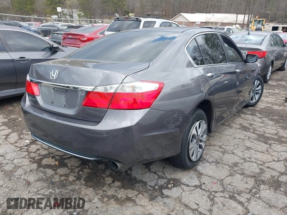 2015 Honda Accord Sedan LX with VIN 1HGCR2F39FA122893, listed as a IAAI auction lot 41714324 with Not Provided miles. Bid and sale history available at carsss.com. Image 4.