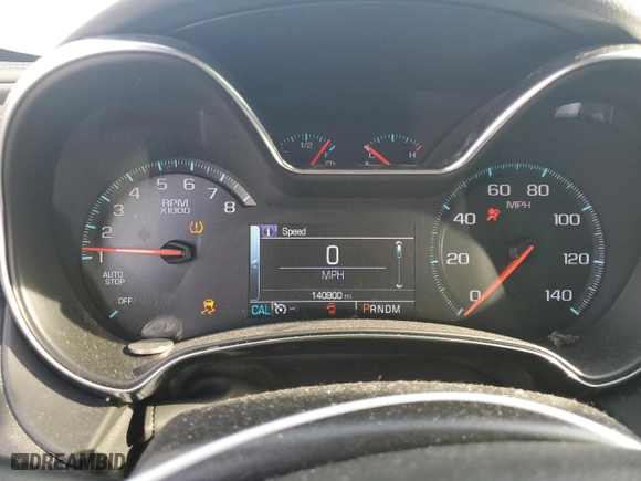 2018 Chevrolet Impala LT with VIN 2G1105SA9J9168534, listed as a Copart auction lot 48702795 with 140,900 mi miles and Salvage Title. Bid and sale history available at carsss.com. Image 9.