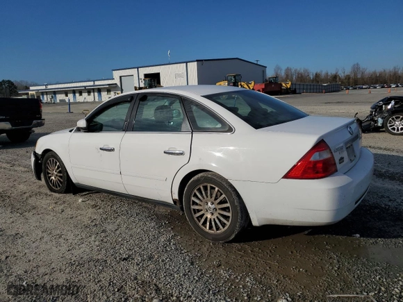 2005 Mercury Montego Premier with VIN 1MEFM42165G622952, listed as a Copart auction lot 43126815 with 201,903 mi miles and Salvage Title. Bid and sale history available at carsss.com. Image 2.
