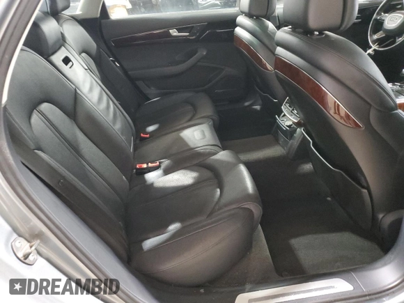 2013 Audi A8 3.0L with VIN WAURGAFD6DN004059, listed as a Copart auction lot 51054525 with 162,675 mi miles and Clean title. Bid and sale history available at DreamBid. Image 10.