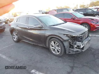 2017 Infiniti QX30 Premium with VIN SJKCH5CP0HA018738, listed as a IAAI auction lot 41109175 with 87,724 mi miles and . Bid and sale history available at DreamBid. Image 1.