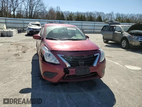 2018 Nissan Versa Sedan SV with VIN 3N1CN7AP7JK442869, listed as a Copart auction lot 47248545 with 145,686 mi miles and Salvage Title. Bid and sale history available at carsss.com. Image 11.