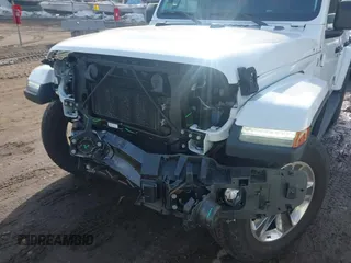 2021 Jeep Wrangler Unlimited Sahara with VIN 1C4HJXEG9MW532302, listed as a IAAI auction lot 41646755 with 32,893 mi miles and . Bid and sale history available at DreamBid. Image 6.
