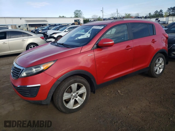 2012 Kia Sportage LX with VIN KNDPBCA27C7292087, listed as a Copart auction lot 55181725 with 152,002 mi miles and Clean Title. Bid and sale history available at DreamBid. Image 1.