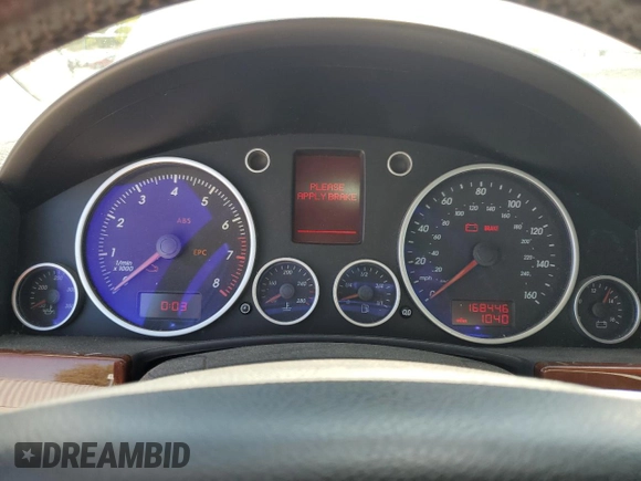 2006 Volkswagen Touareg 3.2L V6 with VIN WVGZG77L56D026456, listed as a Copart auction lot 53502675 with 168,446 mi miles and Clean Title. Bid and sale history available at DreamBid. Image 9.