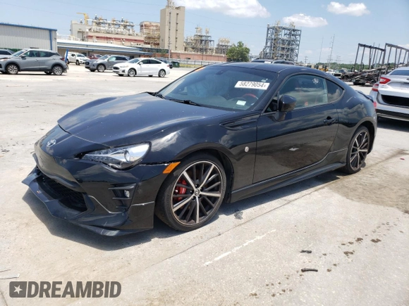 2019 Toyota 86 GT with VIN JF1ZNAE13K9702950, listed as a Copart auction lot 58279054 with 0 mi miles and Salvage Title. Bid and sale history available at carsss.com. Image 1.