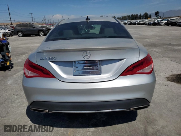 2018 Mercedes-Benz CLA 250 with VIN WDDSJ4EB7JN635038, listed as a Copart auction lot 61143393 with 59,872 mi miles and . Bid and sale history available at DreamBid. Image 6.