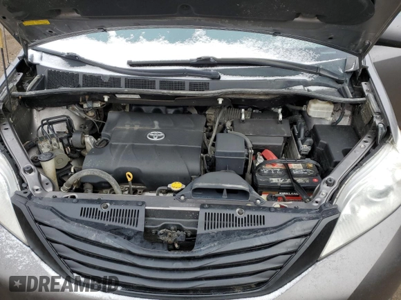2011 Toyota Sienna with VIN 5TDZK3DC9BS108091, listed as a Copart auction lot 49172735 with 398,819 mi miles and Salvage Title. Bid and sale history available at carsss.com. Image 12.