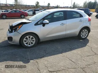 2013 Kia Rio LX with VIN KNADM5A37D6175552, listed as a Copart auction lot 48939165 with 72,894 mi miles and Salvage Title. Bid and sale history available at carsss.com. Image 1.