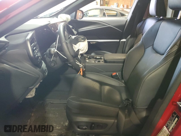 2023 Lexus RX 350h with VIN 2T2BBMCA5PC013398, listed as a Copart auction lot 50963615 with 13,587 mi miles and Salvage Title. Bid and sale history available at DreamBid. Image 7.
