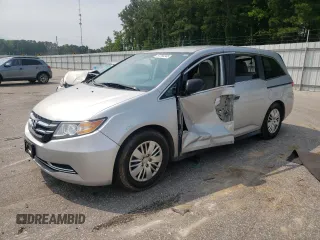 2014 Honda Odyssey LX с VIN 5FNRL5H22EB016324, выставлен на аукционе Copart как лот 57256345 с пробегом 87 495 миль миль и Списание • Salvage title. История ставок и продаж доступна на DreamBid. Изображение 1.